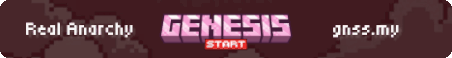 Genesis Anarchy Minecraft Server Banner