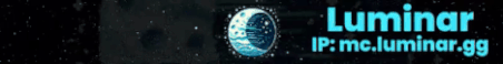 Luminar Minecraft Server Banner