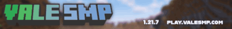 ValeSMP Minecraft Server Banner