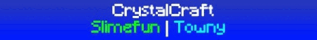 CrystalCraft Minecraft Server Banner