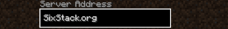 SixStack Minecraft Server Banner