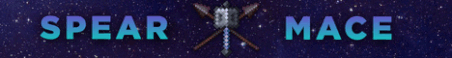 Spear Mace Minecraft Server Banner