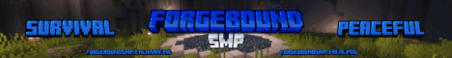 Forgebound SMP Minecraft Server Banner