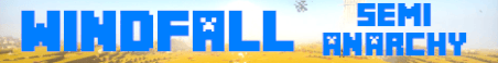 Windfall Minecraft Server Banner
