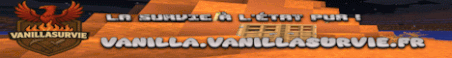 VanillaSurvieSMP Minecraft Server Banner