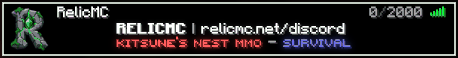 RelicMC Minecraft Server Banner
