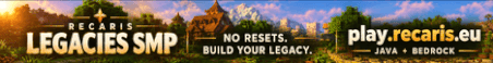 Recaris Legacies SMP Minecraft Server Banner