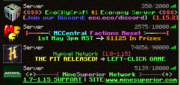 How to Advertise Your Minecraft Server - Minestatus Server ...